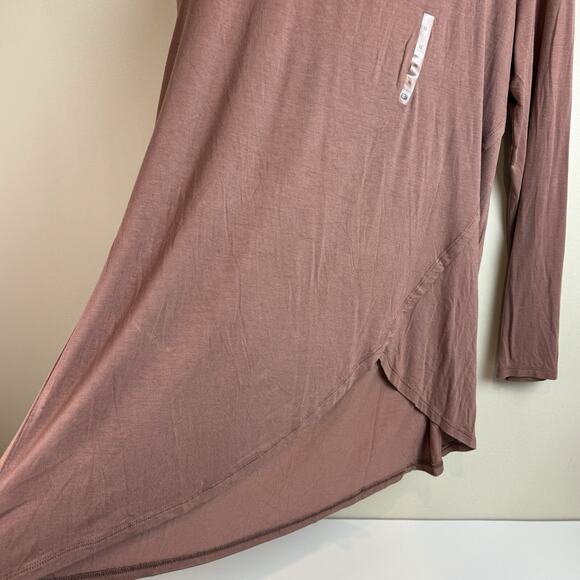 Buckle NWT BKE Red Tunic Top Women's XL Pullover Long Sleeve Slinky Boho - Picture 3 of 8